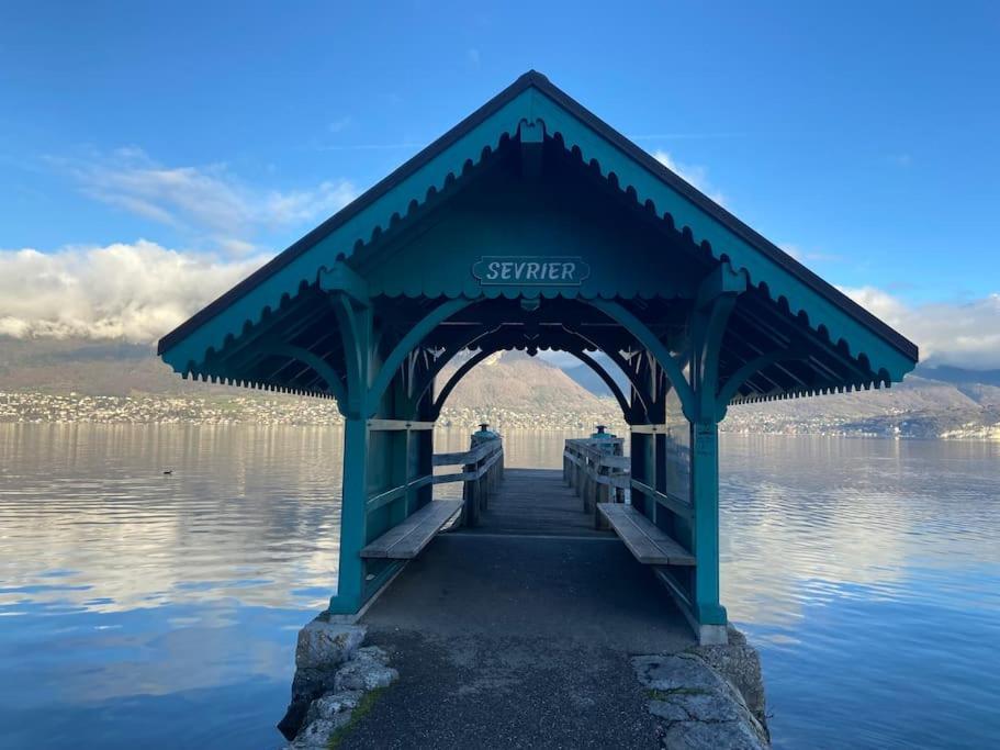 Bel Apt Terrasse A 2 Pas Du Lac Sévrier Buitenkant foto