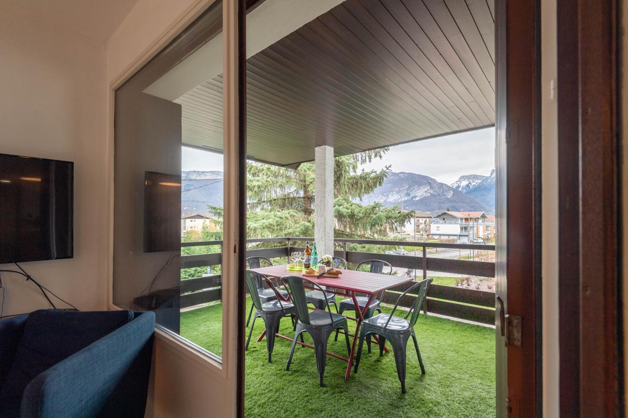 Bel Apt Terrasse A 2 Pas Du Lac Sévrier Buitenkant foto