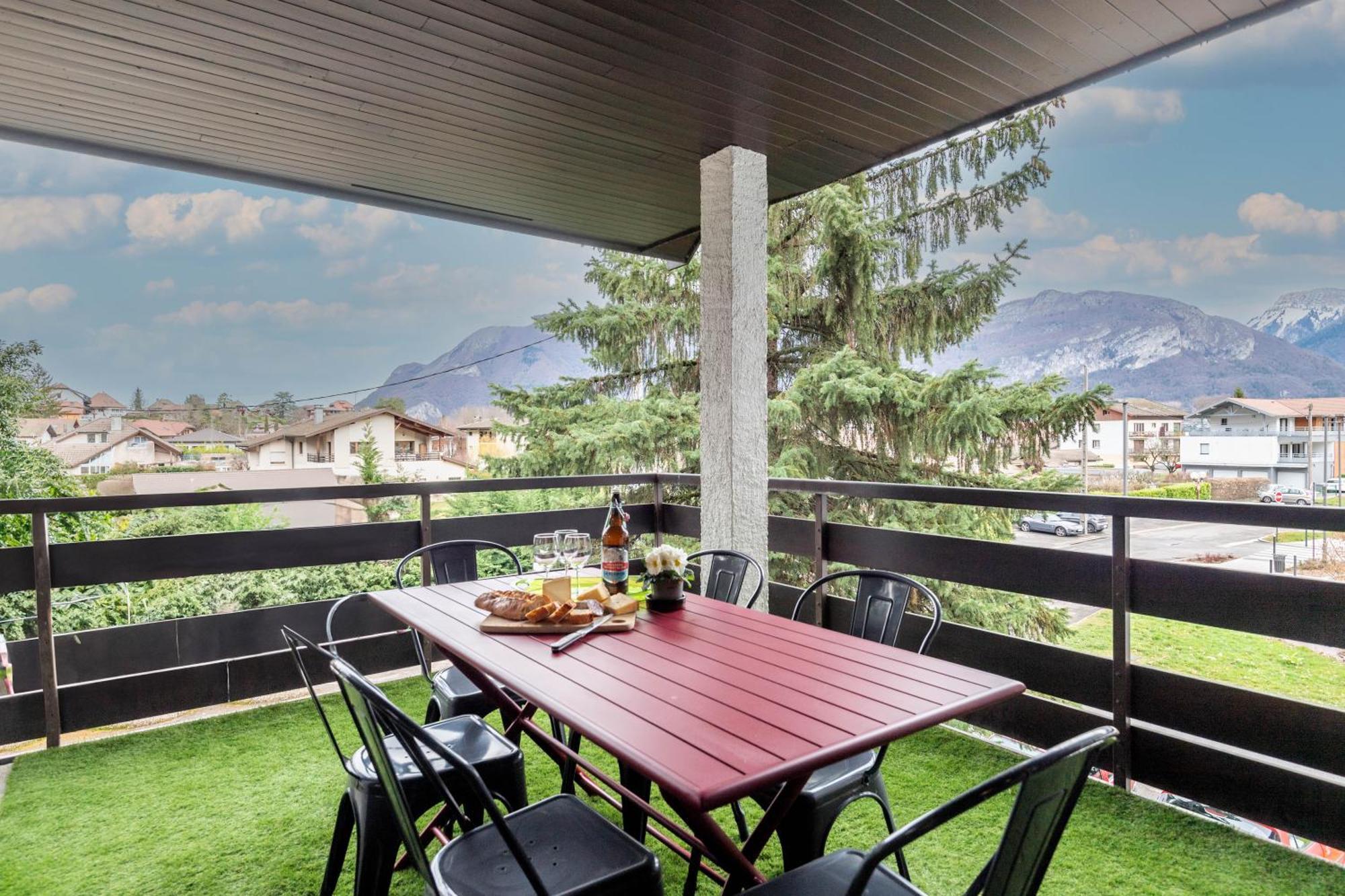 Bel Apt Terrasse A 2 Pas Du Lac Sévrier Buitenkant foto